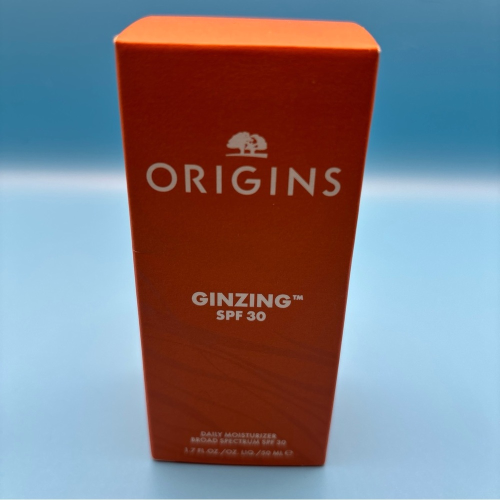 Origins Ginzing SPF 30 Daily Moisturizer 1.7 oz New In Box Summer Skincare Beach